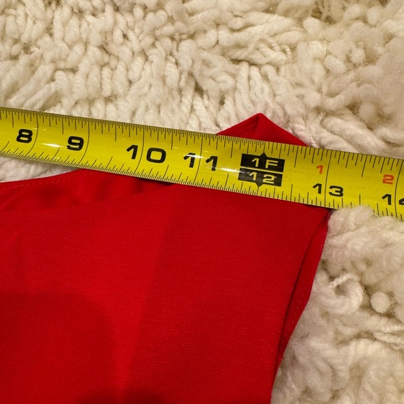 Women’s size 2 Kate Spade red fit and flare dress with cut out back bow - Picture 10 of 13